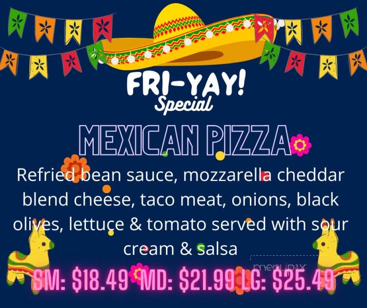 A-Frame Party & Pizzeria - Hillman, MI menu_pic