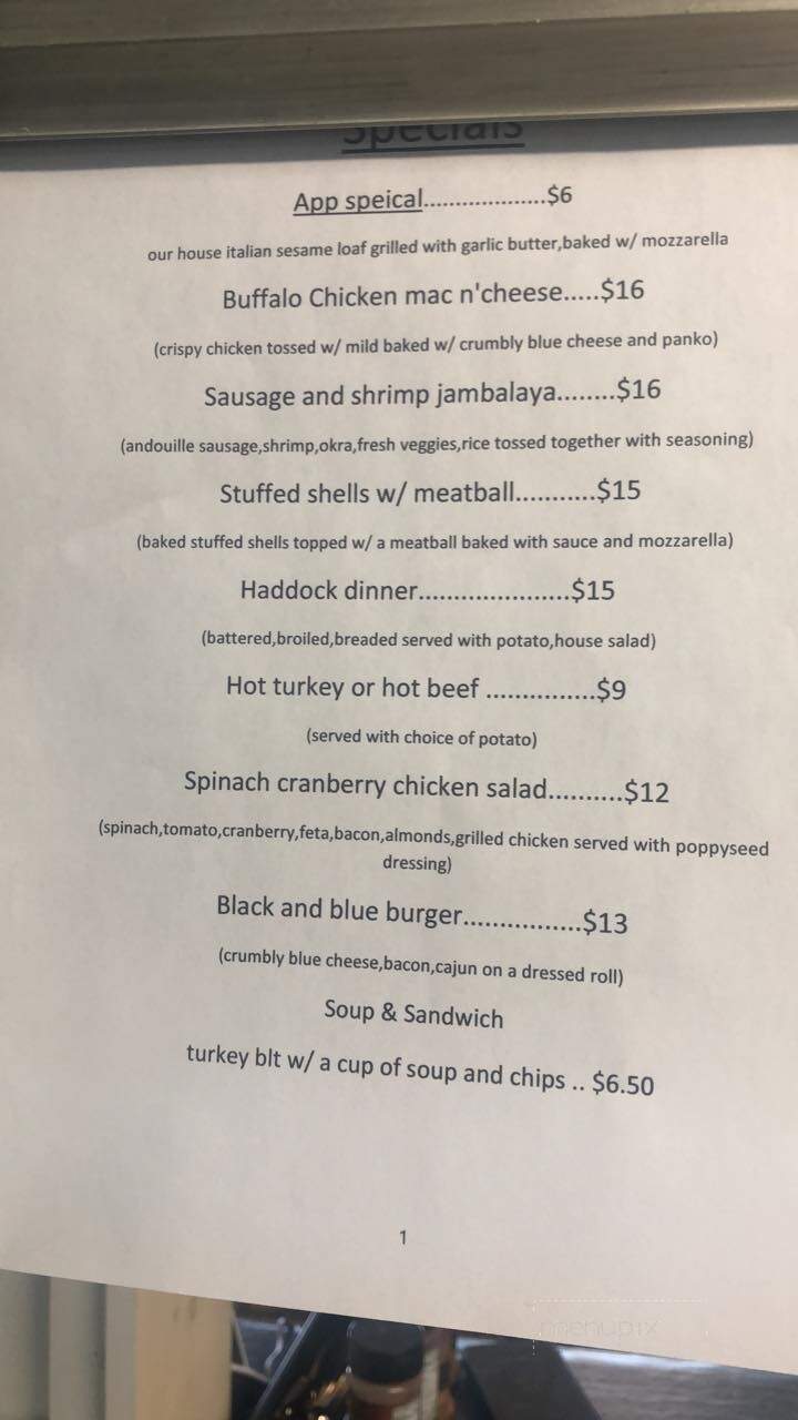 Hill Top Diner - Canandaigua, NY menu_pic