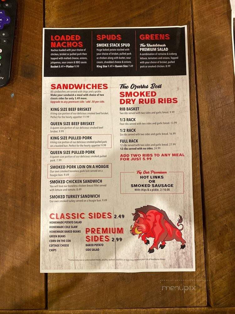 Hucklebuck Smoke & Grill - Seymour, MO