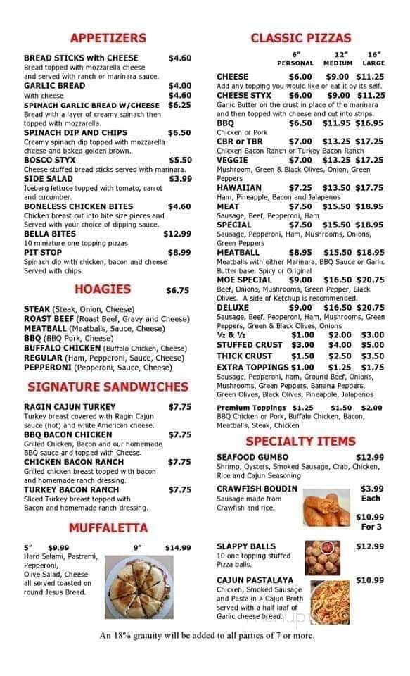 Ya Ya's Pizza - Sardis City, AL menu_pic