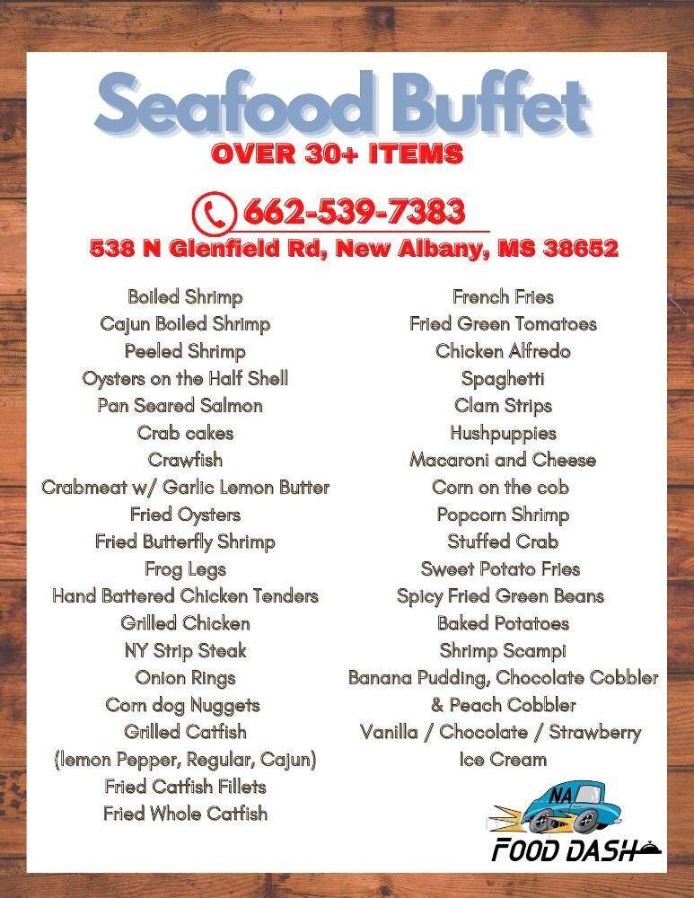 Butler's Fish & Steak - New Albany, MS menu_pic
