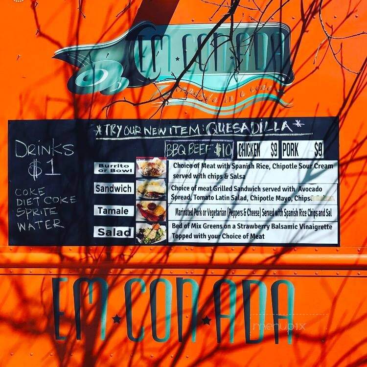 Emconada Food Truck - Minneapolis, MN menu_pic