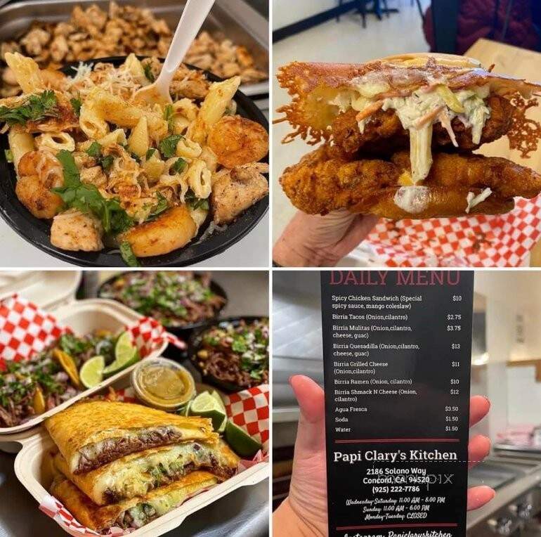 Papi Clary's Kitchen - Concord, CA menu_pic