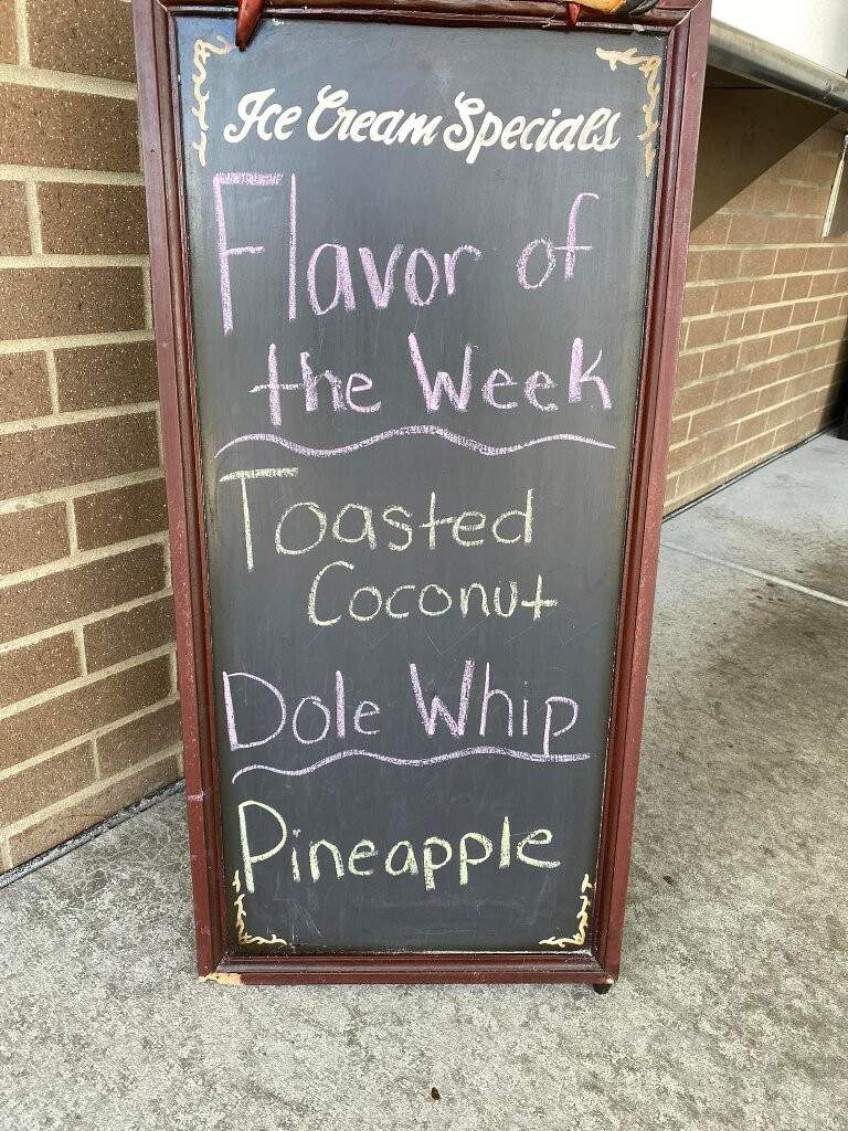 Holy Sundae - Parker, PA menu_pic