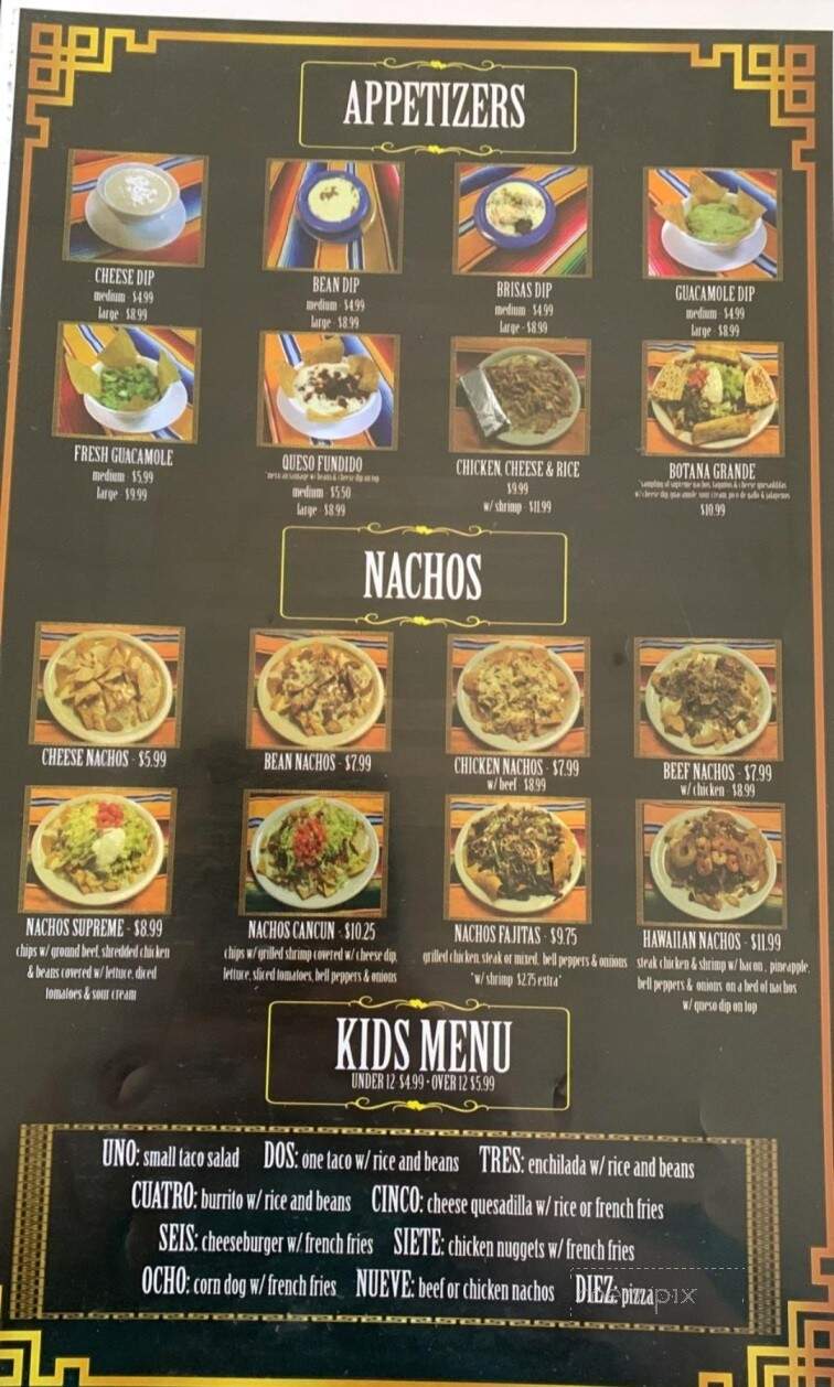 Las Brisas Mexican Restaurant - Pevely, MO menu_pic