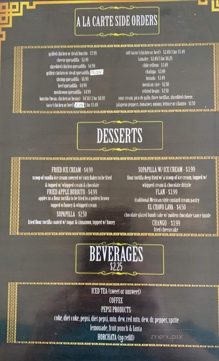 Las Brisas Mexican Restaurant - Pevely, MO menu_pic