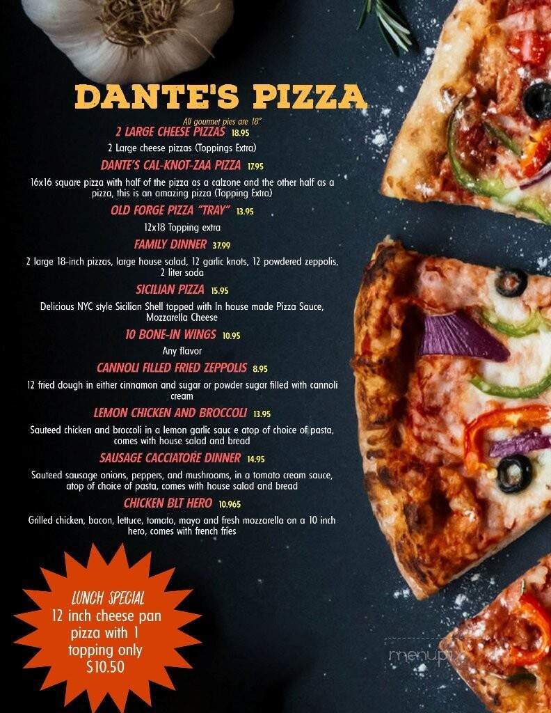 Dante's Pizza - Hawley, PA