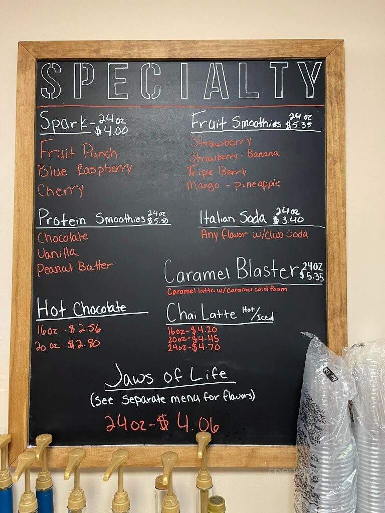 Brent's Firehouse Coffee - Camanche, IA menu_pic