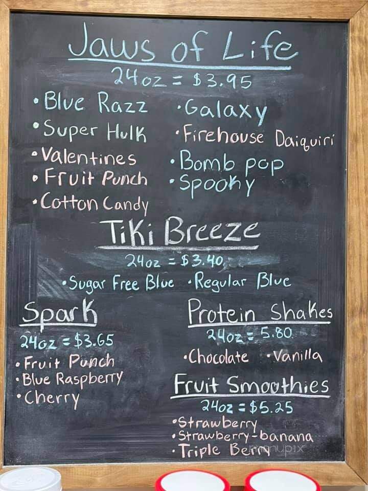 Brent's Firehouse Coffee - Camanche, IA menu_pic