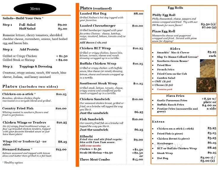 Blended Soul - Appomattox, VA menu_pic