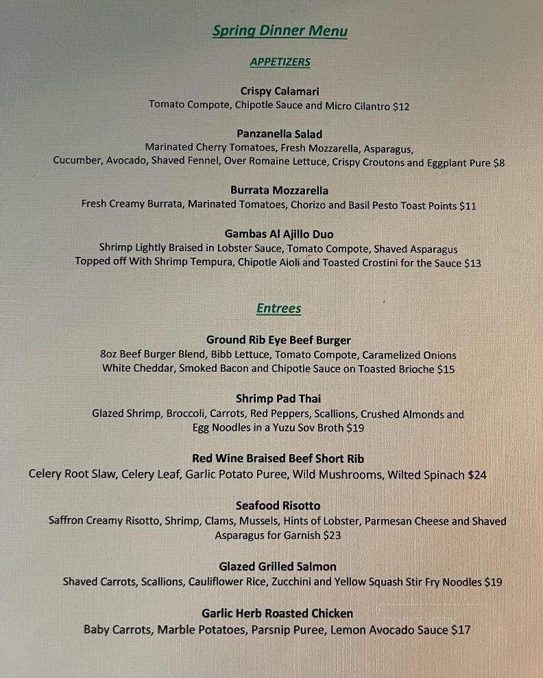 Miggs Craft Kitchen - Dunedin, FL menu_pic