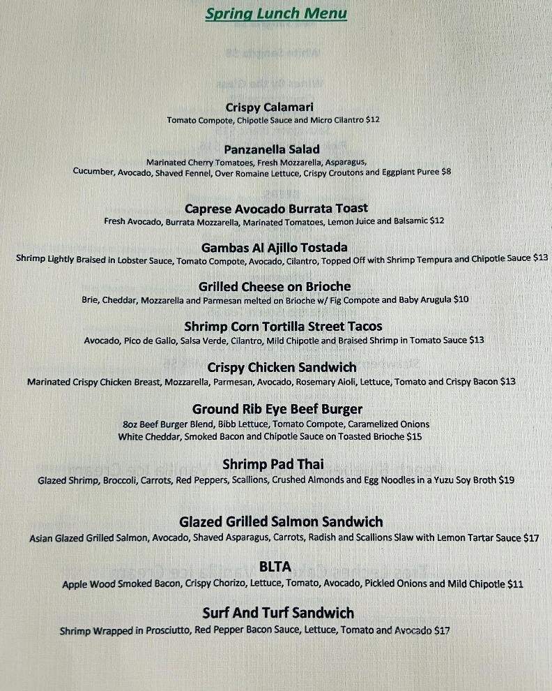 Miggs Craft Kitchen - Dunedin, FL menu_pic