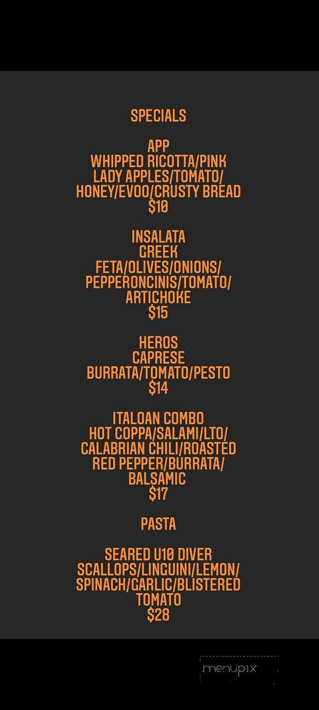 Trailhead Pizza - Bolton, NY menu_pic