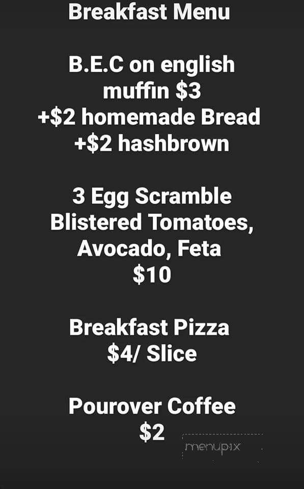 Trailhead Pizza - Bolton, NY menu_pic