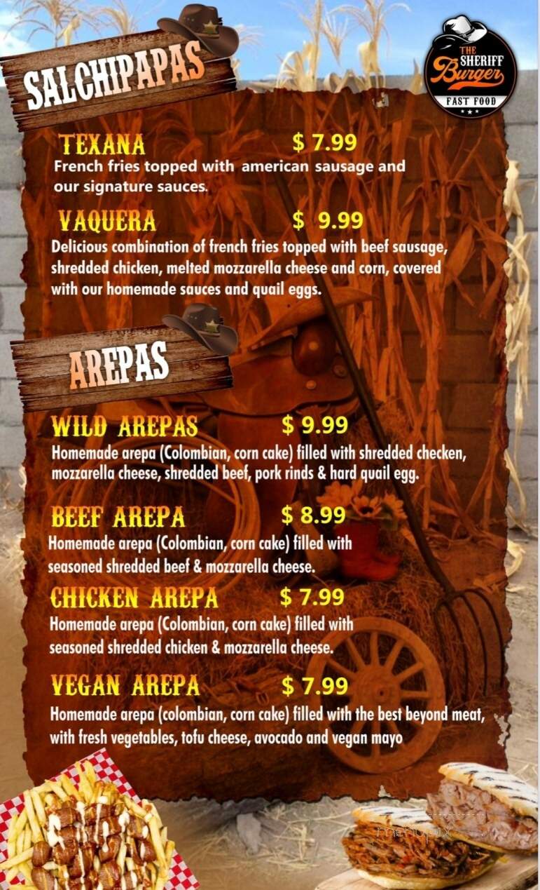 The Sheriff Burger - Simpsonville, SC menu_pic