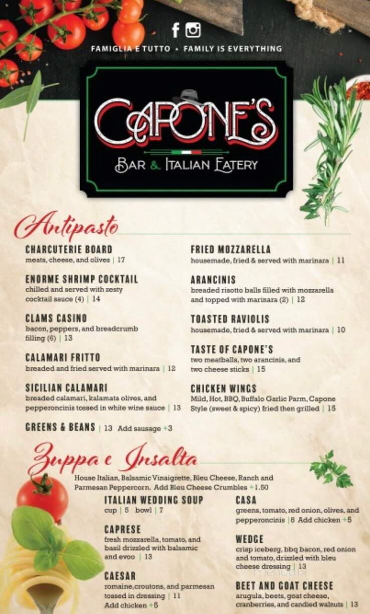 Capone's Bar & Italian Eatery - Webster, NY