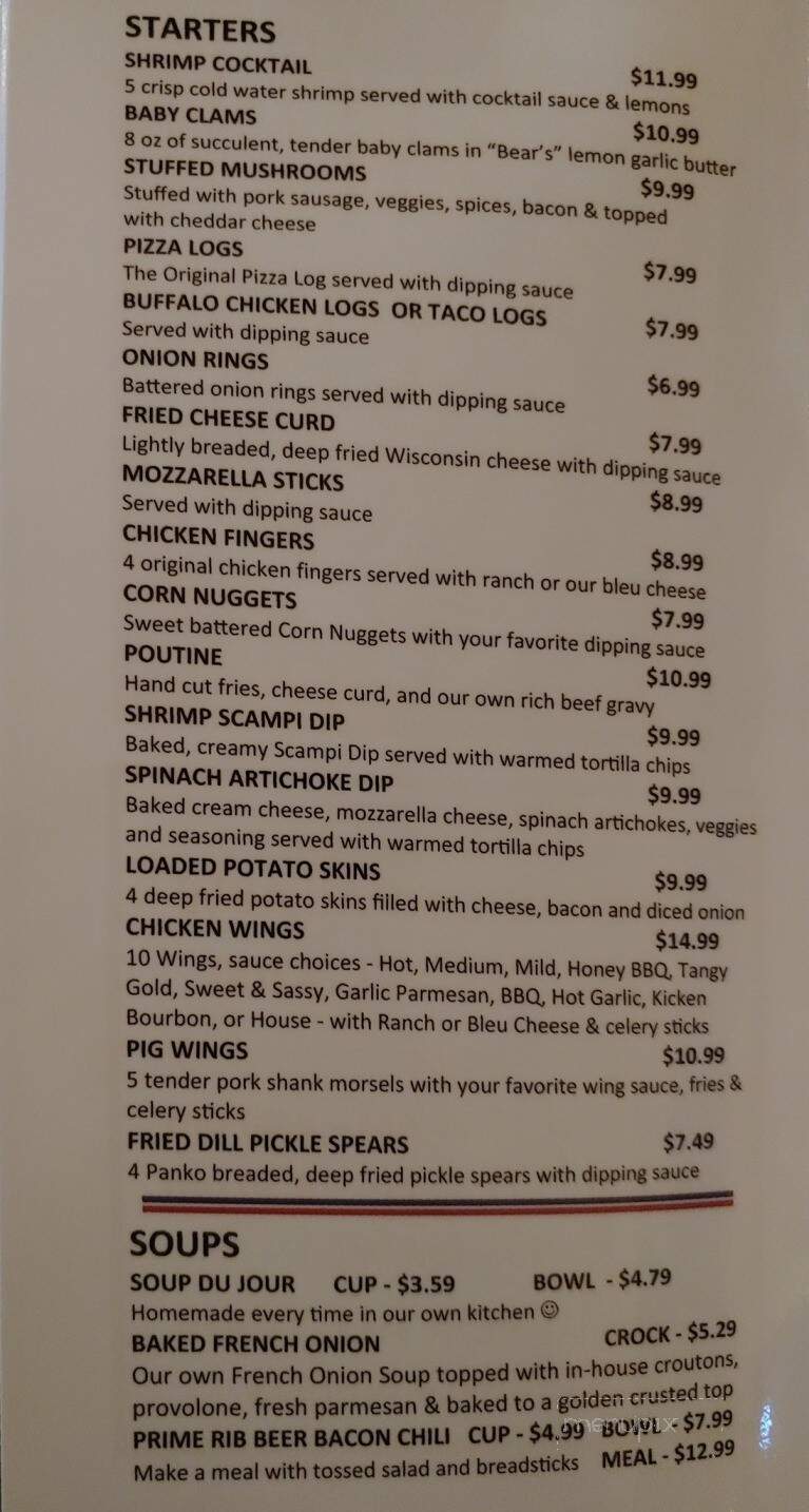 Mike's On the Corner - Scio, NY menu_pic