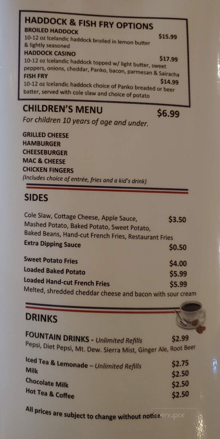 Mike's On the Corner - Scio, NY menu_pic