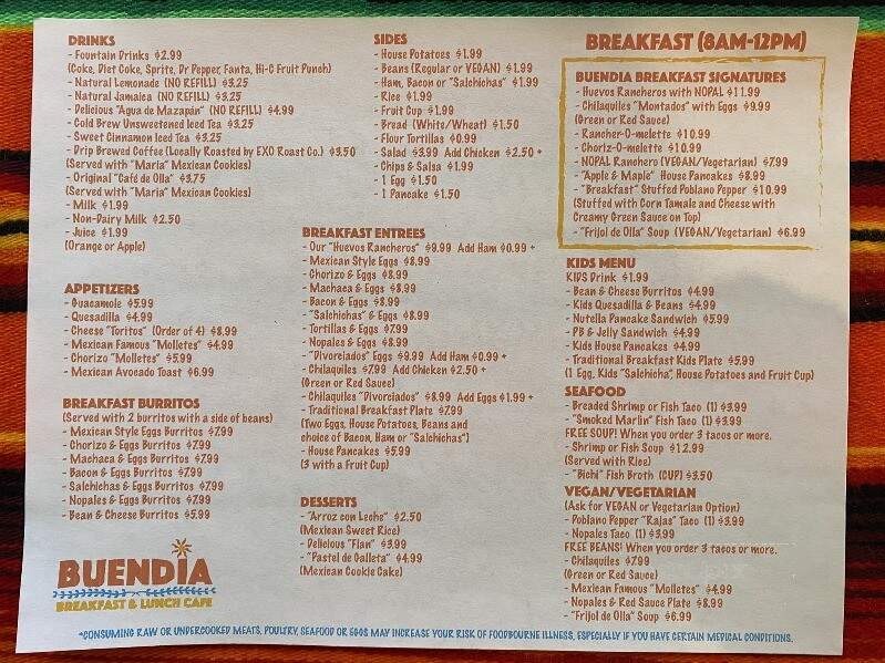 Buendia Breakfast & Lunch Cafe - Tucson, AZ