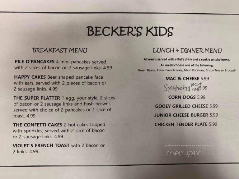 Becker's Restaurant - Ashtabula, OH