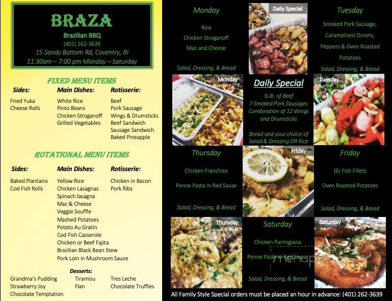 Braza Brazilian BBQ - Coventry, RI