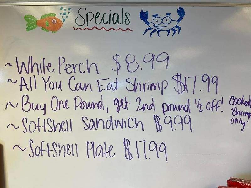 Story's Seafood - Hertford, NC menu_pic