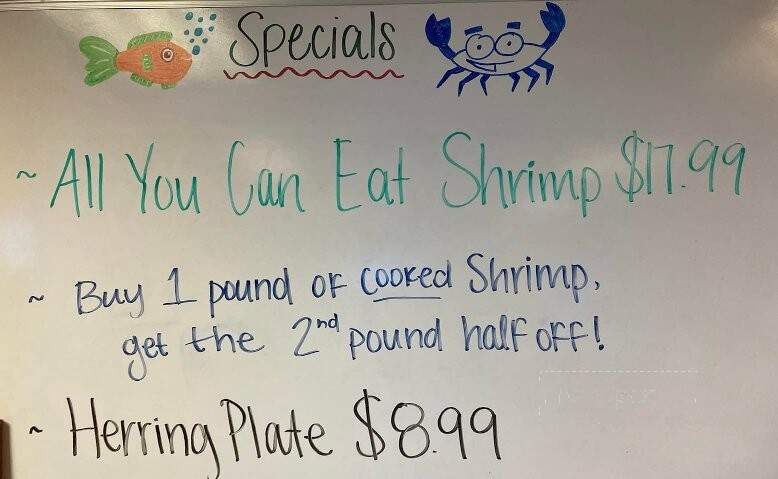 Story's Seafood - Hertford, NC menu_pic