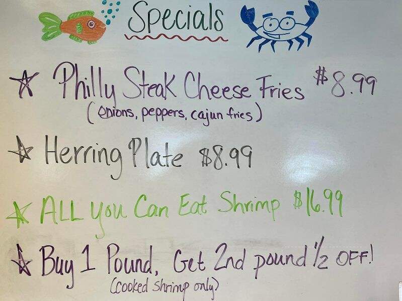 Story's Seafood - Hertford, NC menu_pic