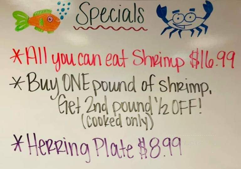 Story's Seafood - Hertford, NC menu_pic