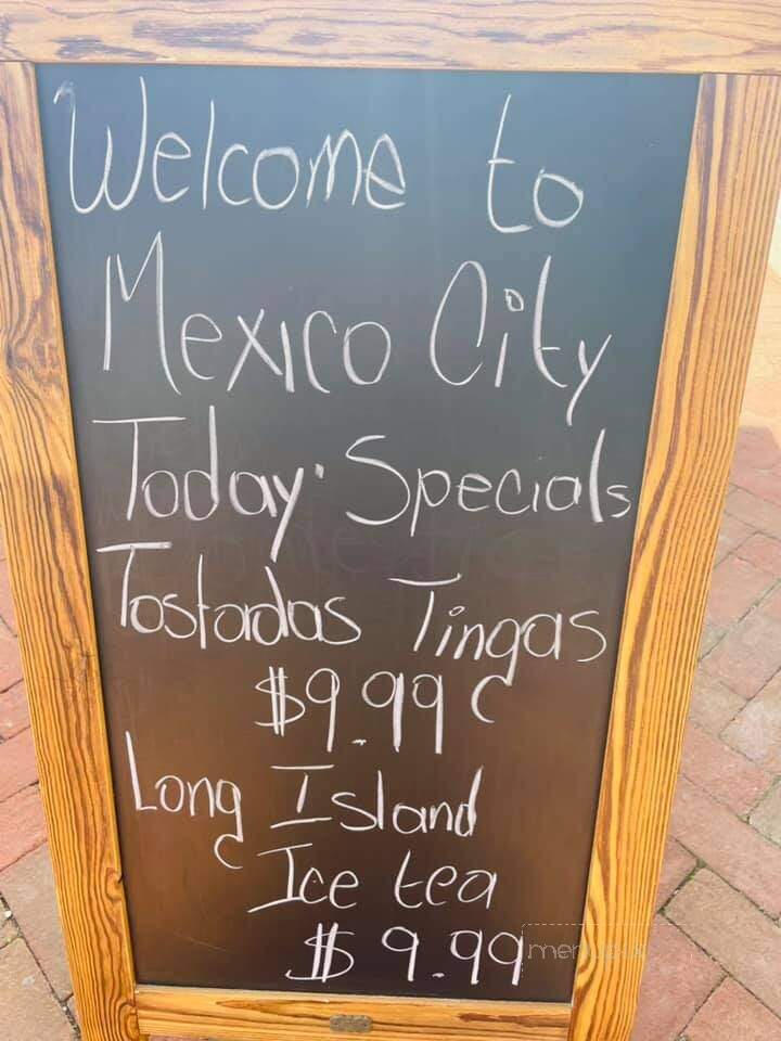 Mexico City Bar & Grill - Columbiana, OH menu_pic