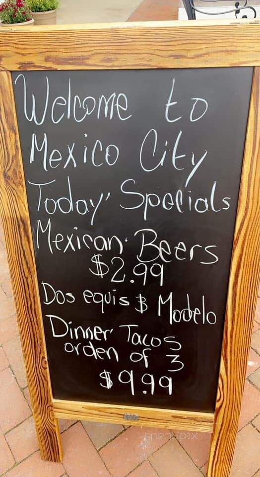 Mexico City Bar & Grill - Columbiana, OH menu_pic