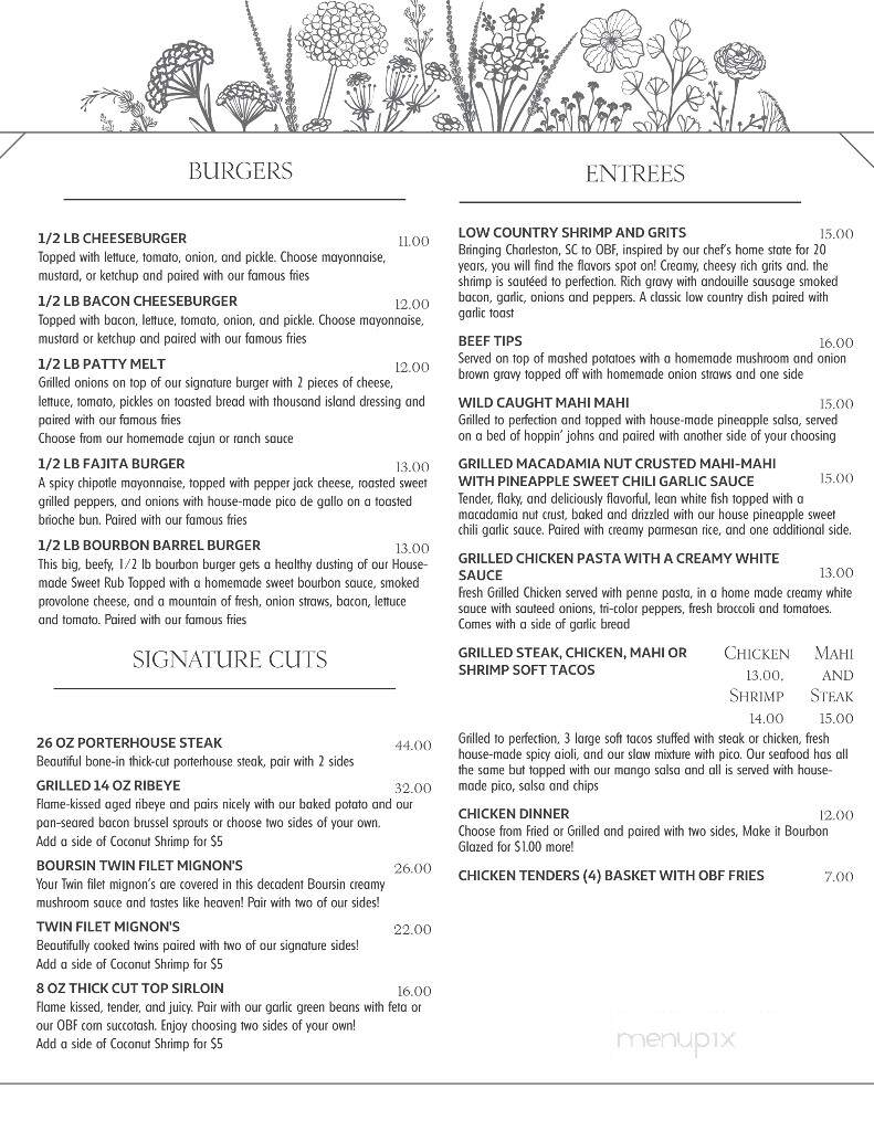 Two Twelve Market - Maysville, KY menu_pic