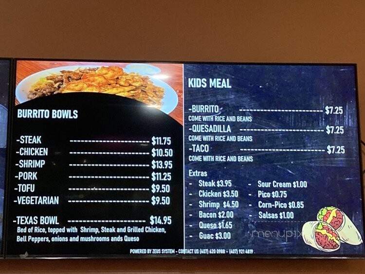 La Michoacana Creamery and Mexican Grill - Augusta, GA menu_pic