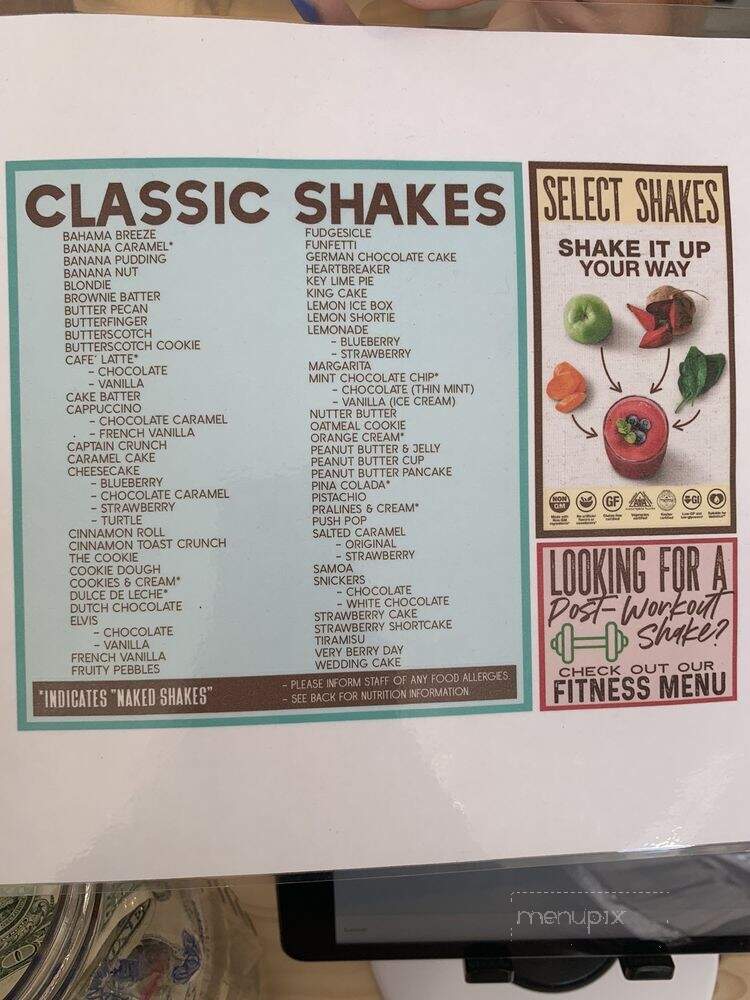 Sunshine Nutrition - Hoover, AL menu_pic