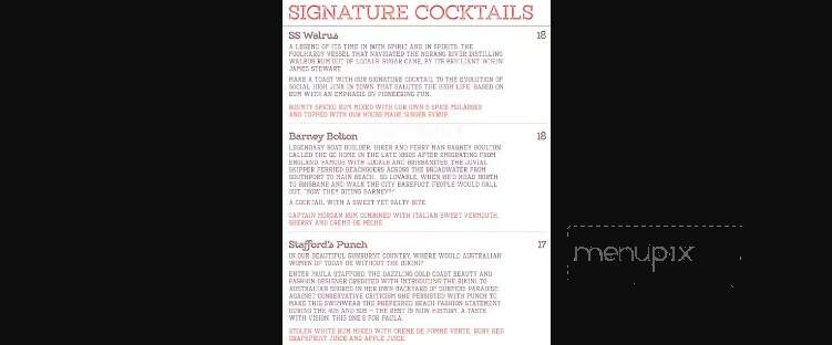 Clifford's Bar & Grill - Angola, IN menu_pic
