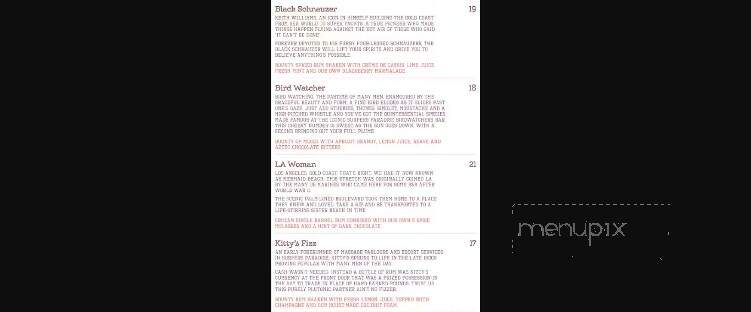 Clifford's Bar & Grill - Angola, IN menu_pic