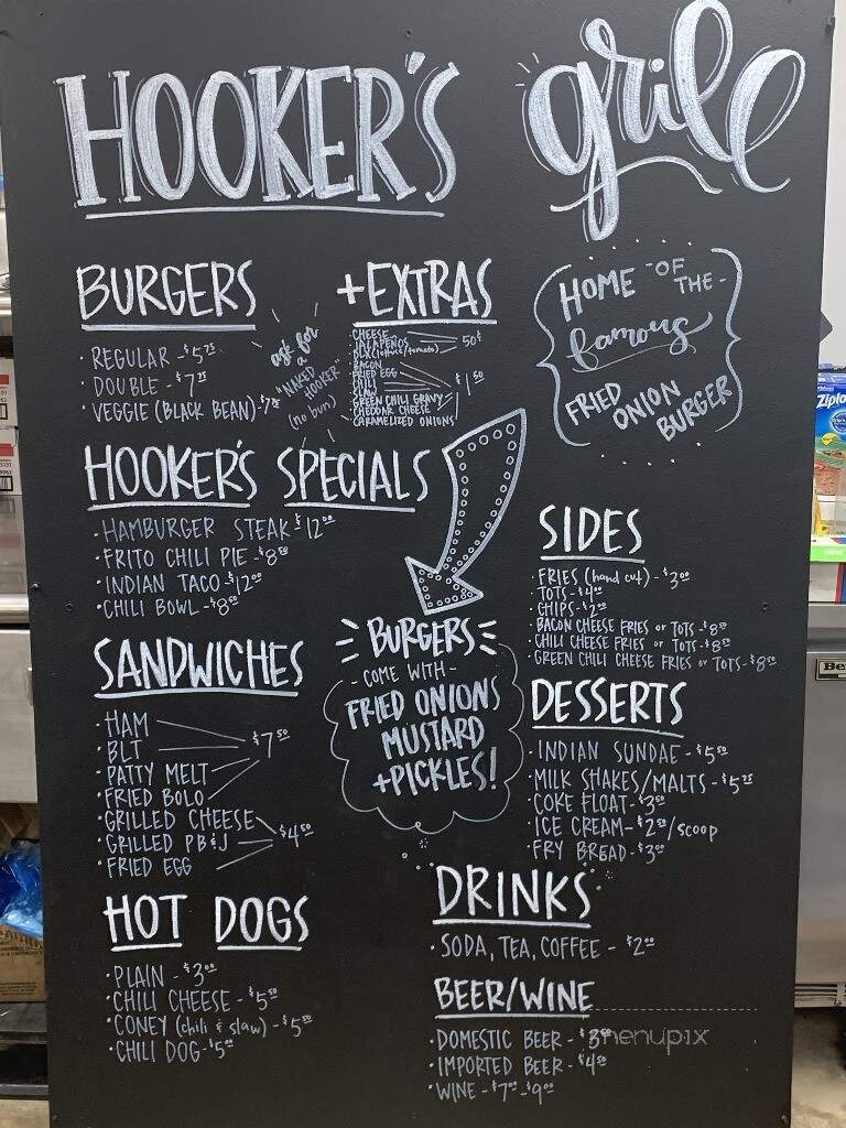 Hooker's Grill - Hudson Oaks, TX menu_pic