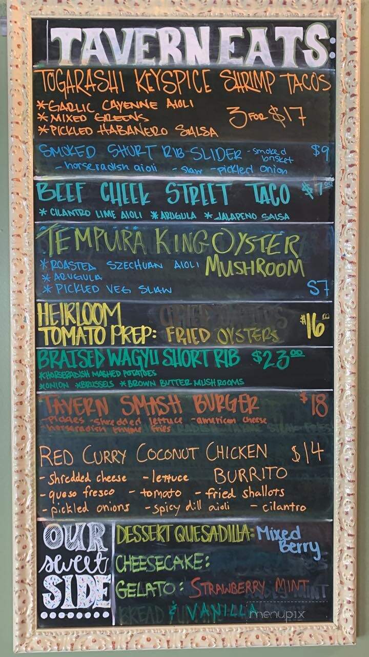 Dragonfly Tavern - Daphne, AL menu_pic