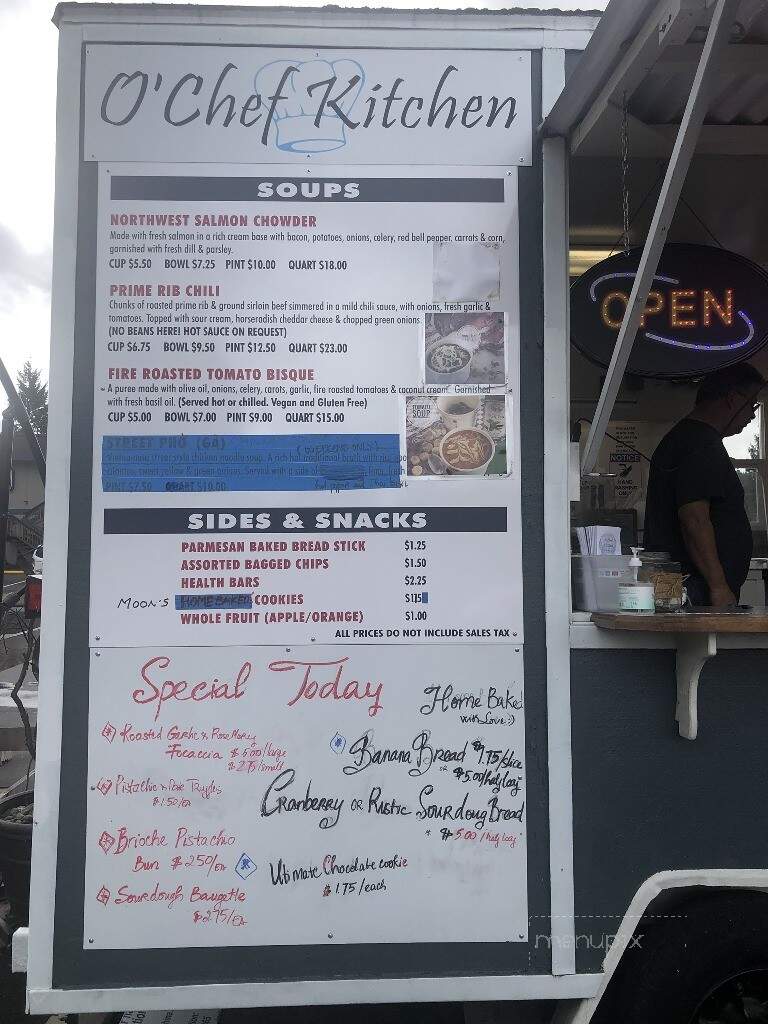 O'Chef Country Kitchen - Enumclaw, WA menu_pic