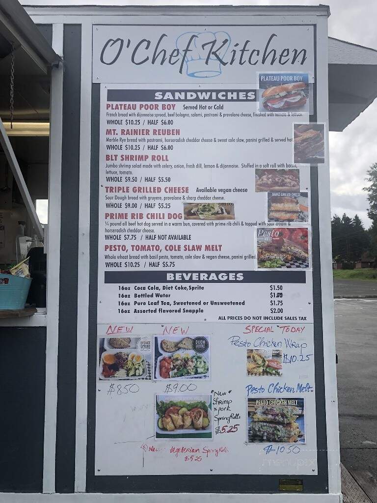 O'Chef Country Kitchen - Enumclaw, WA menu_pic