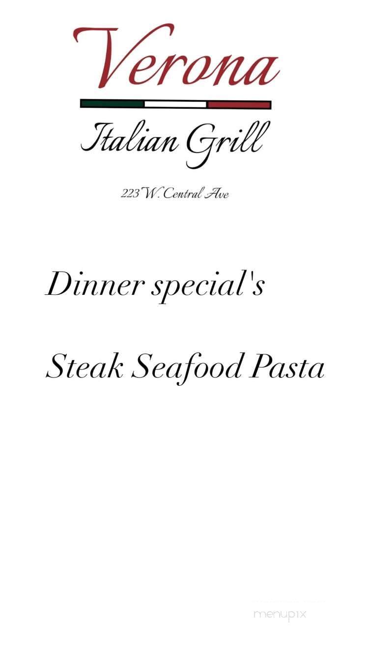 Verona Italian Grill - Petal, MS menu_pic
