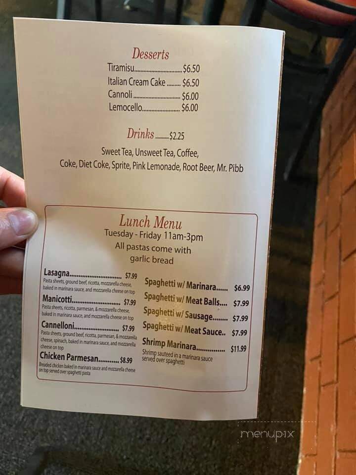 Verona Italian Grill - Petal, MS menu_pic