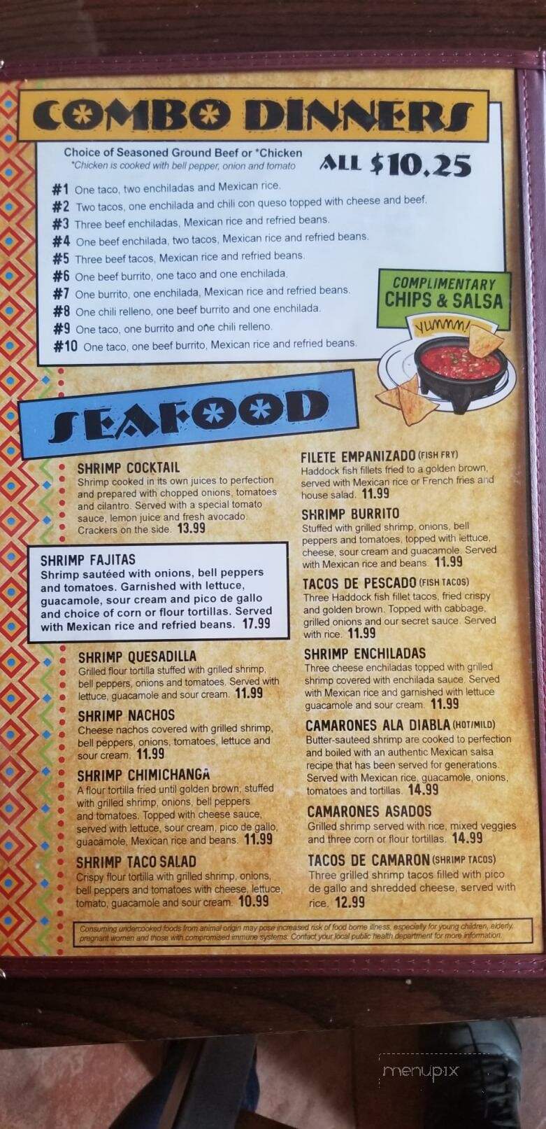 Casa Mezcal Mosinee - Mosinee, WI menu_pic