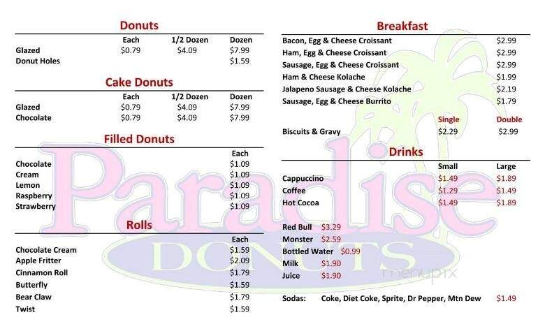 Paradise Donuts - Hot Springs National Park, AR