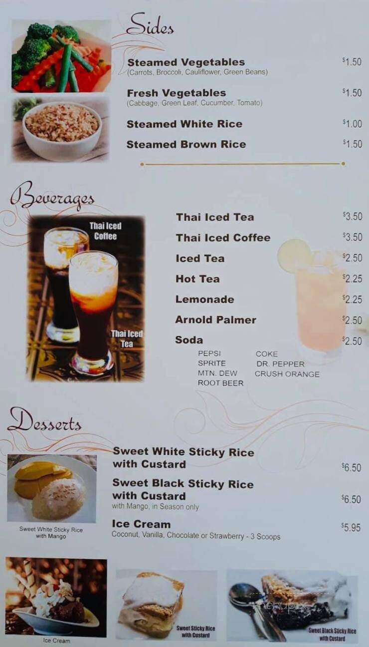 Manna Thai Kitchen - Aztec, NM menu_pic