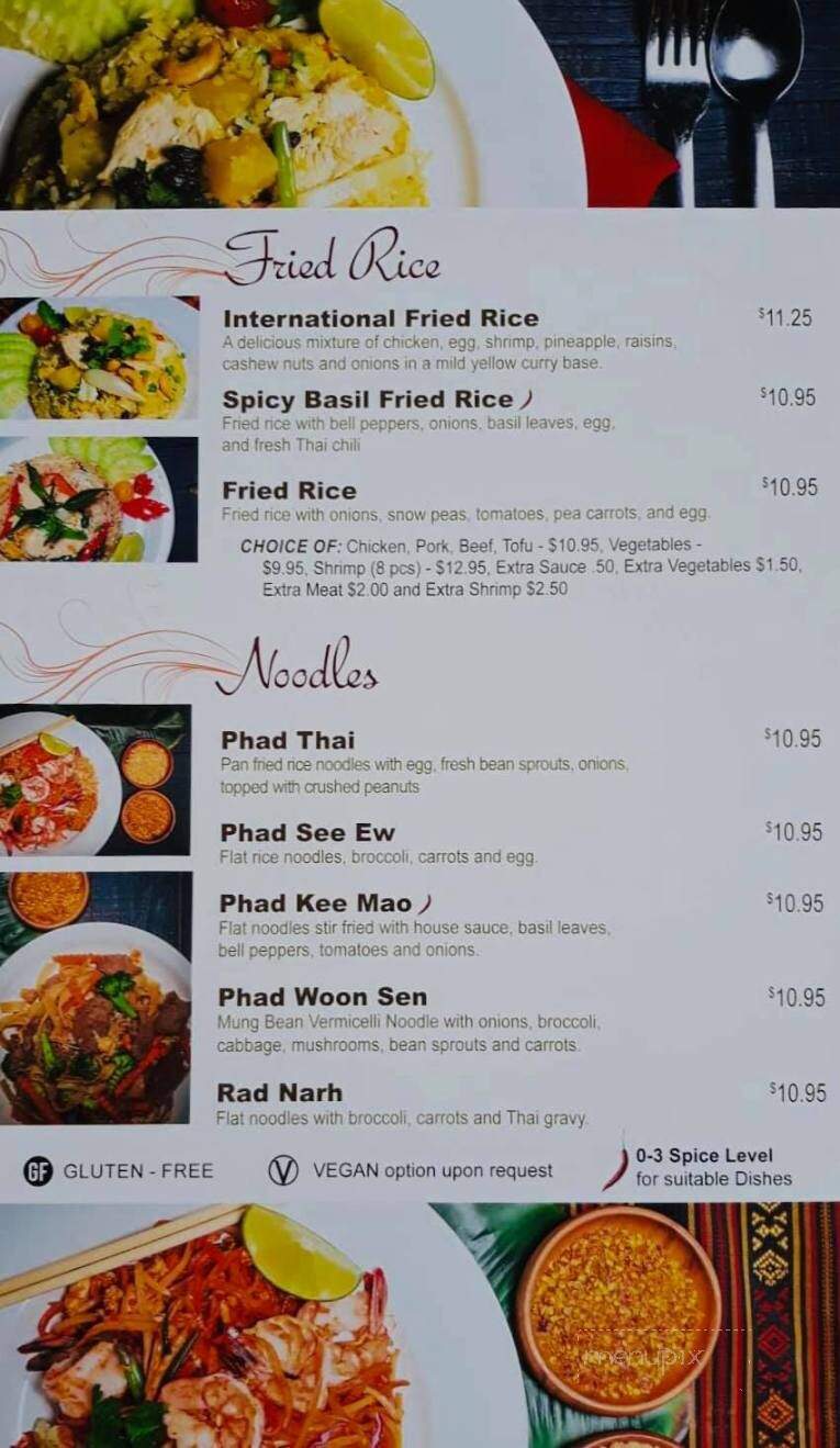Manna Thai Kitchen - Aztec, NM menu_pic