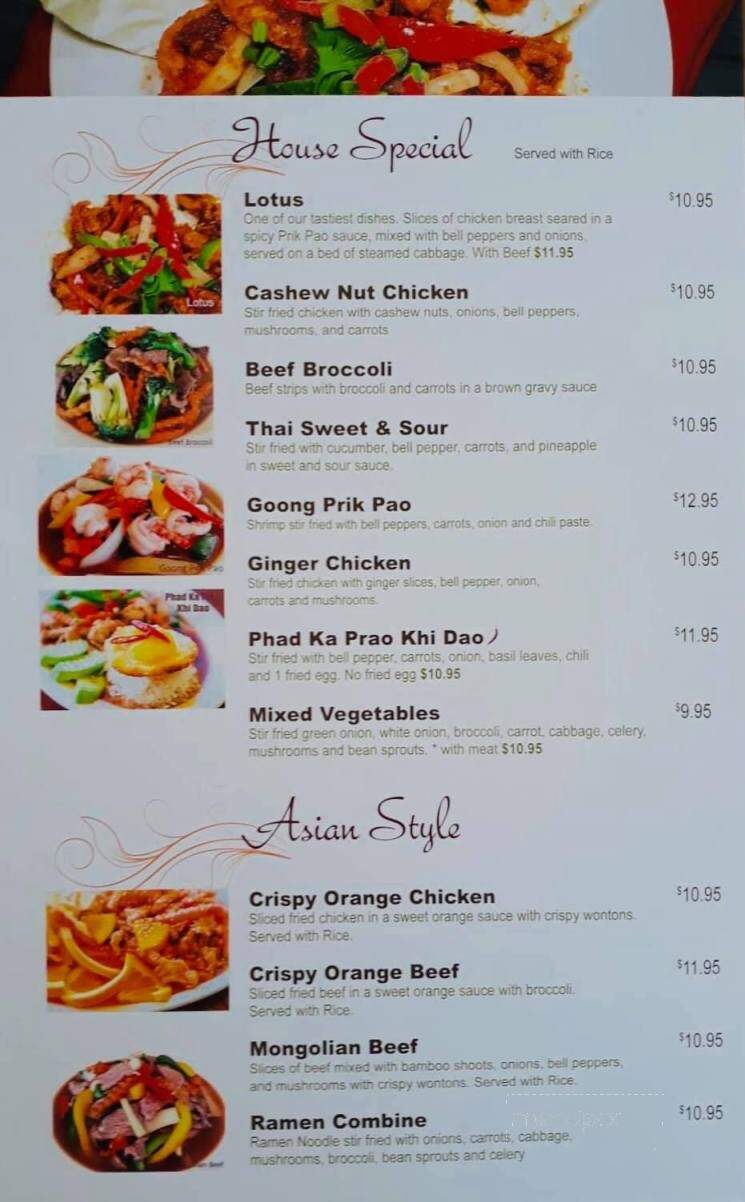 Manna Thai Kitchen - Aztec, NM menu_pic