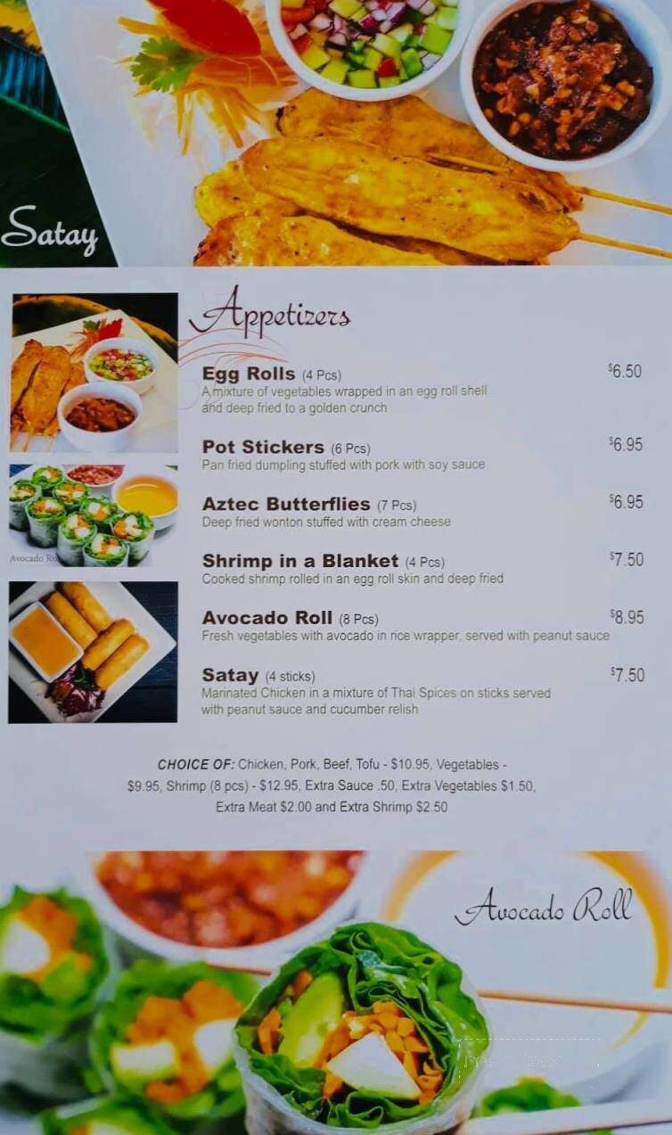 Manna Thai Kitchen - Aztec, NM menu_pic