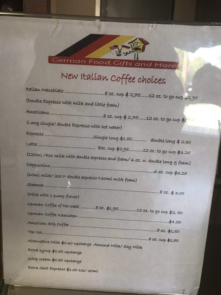 German Food Gifts and More - Phenix City, AL menu_pic