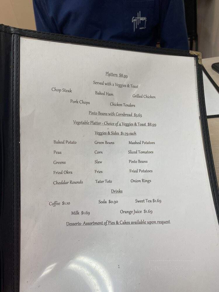 Dolly's Diner - Blountville, TN menu_pic